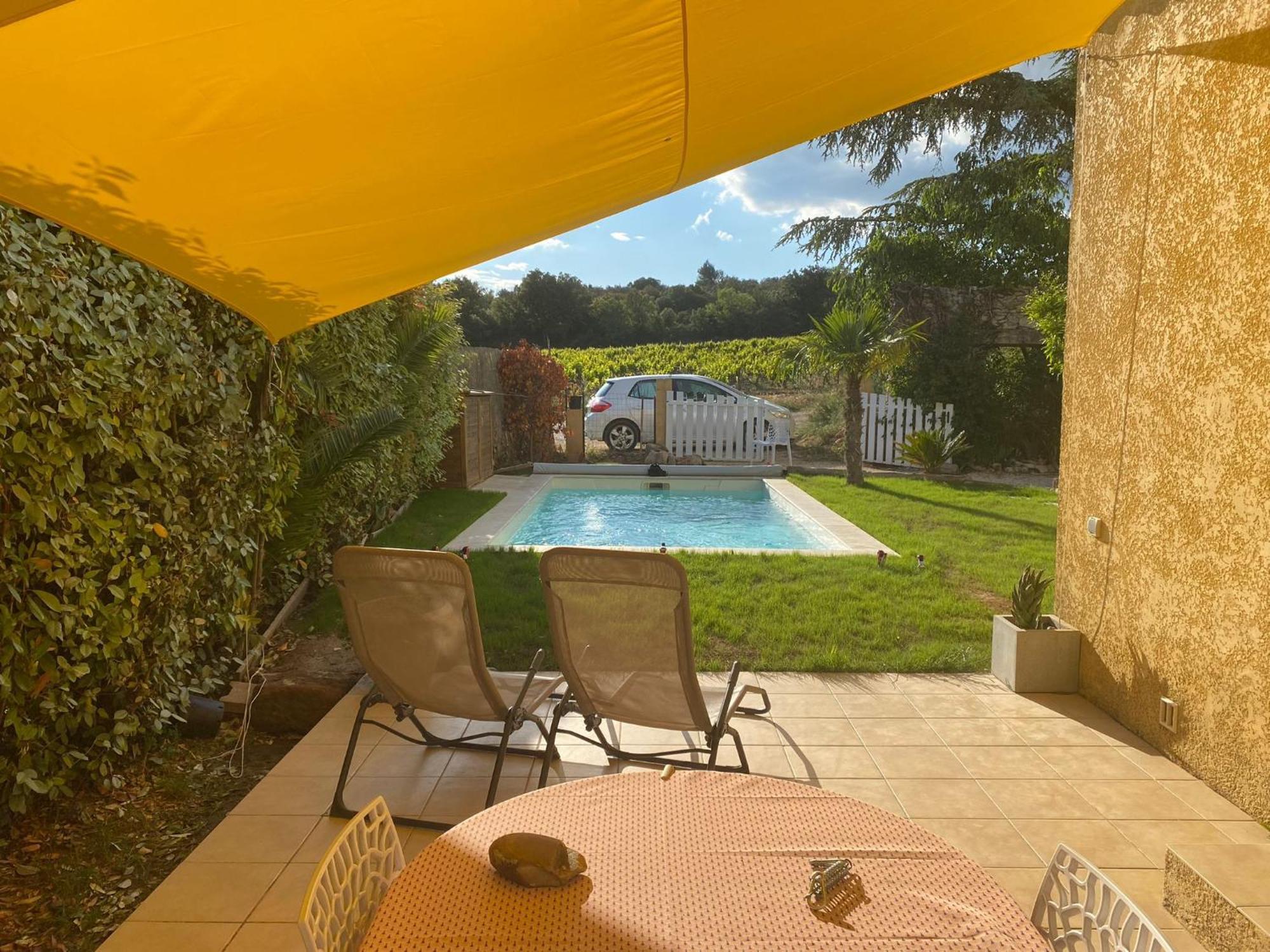 Вілла Maison Avec Piscine Donnant Sur Les Vignes, Proche D'Uzes Valliguieres Екстер'єр фото